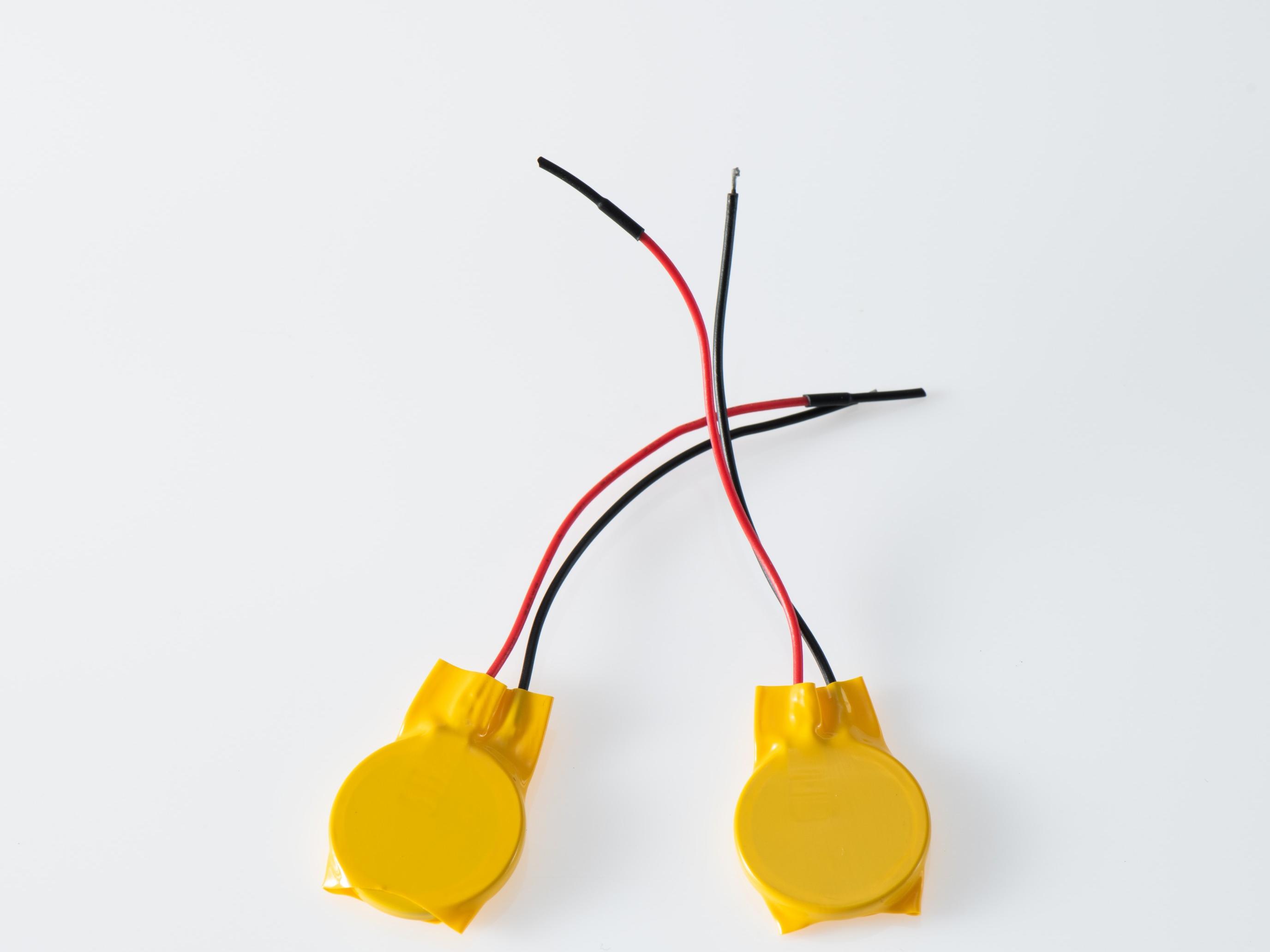 焊線紐扣電池CR2032/2025/2450/2477加線 CR2032焊線